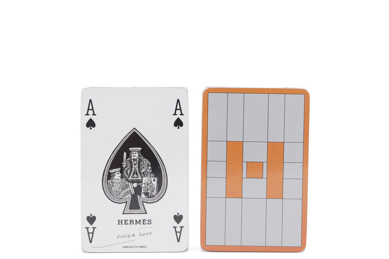 HERMES GINZA 2001 LIMITED EDITION TRUMP CARD DECK OF 2 SETS, WITH BOX