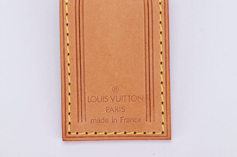 Louis Vuitton Calfskin Luggage Tag Vachetta