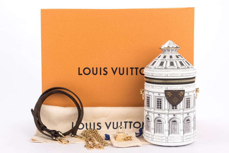 Louis Vuitton Cannes Vase Handbag Limited Edition Fornasetti Architettura  Print Leather and Monogram Canvas - ShopStyle Shoulder Bags