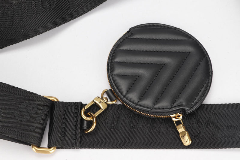 Louis Vuitton Black Quilted Leather New Wave Multi-Pochette, myGemma