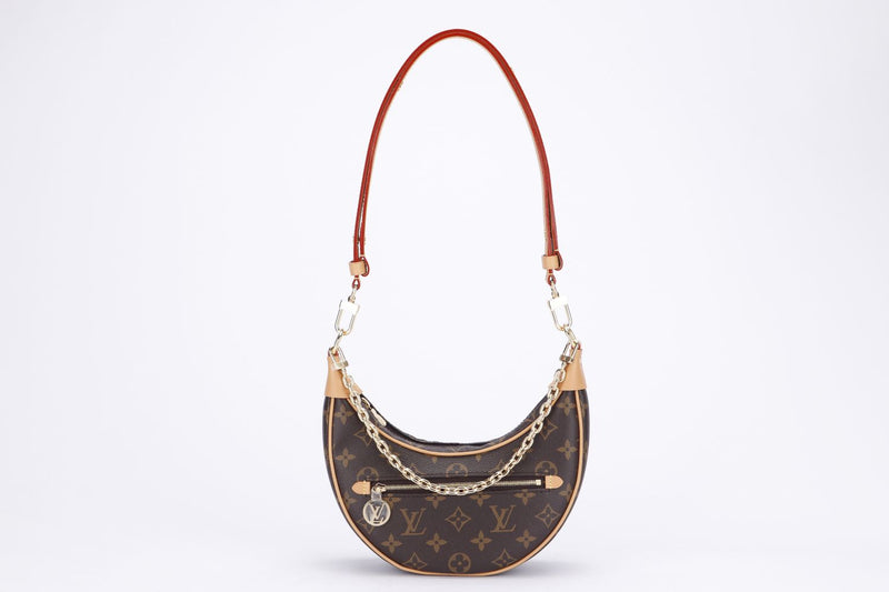 Louis Vuitton Loop Handbag Monogram Brown in Coated Canvas with