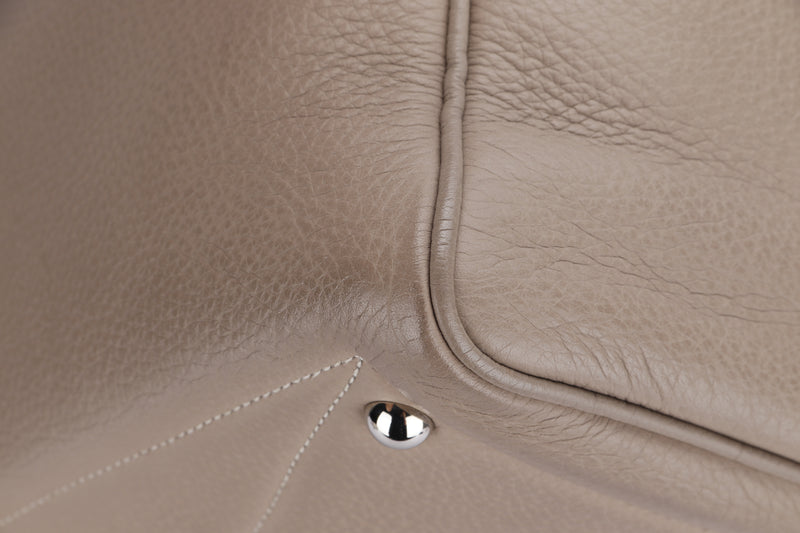 Hermes Victoria II Malachite Clemence Leather Bag