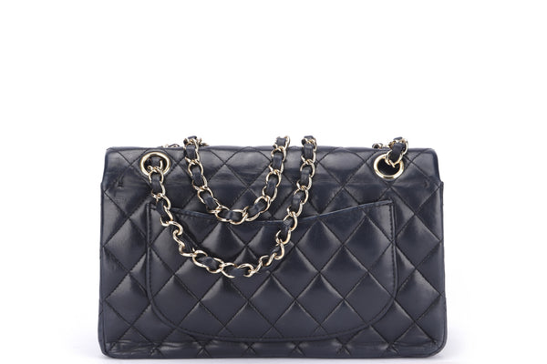 Chanel, Large classic flap bag with silver hardware in elephant grey calf  leather. - Unique Designer Pieces