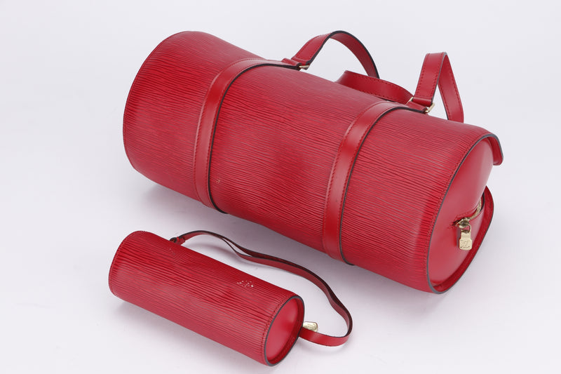 EPI Leather Soufflot Papillon Cylinder Barrel Bag
