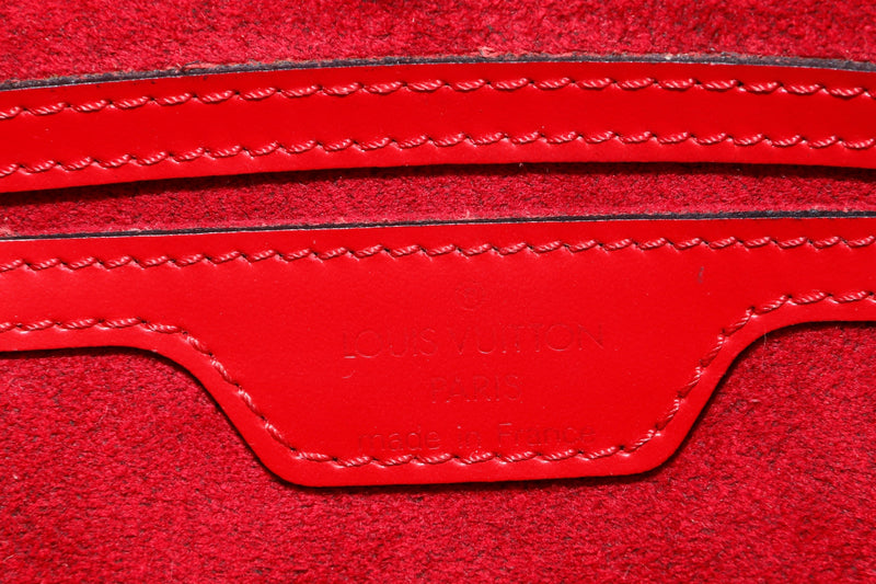 Louis Vuitton Orange Epi Leather Soufflot Bag ○ Labellov ○ Buy