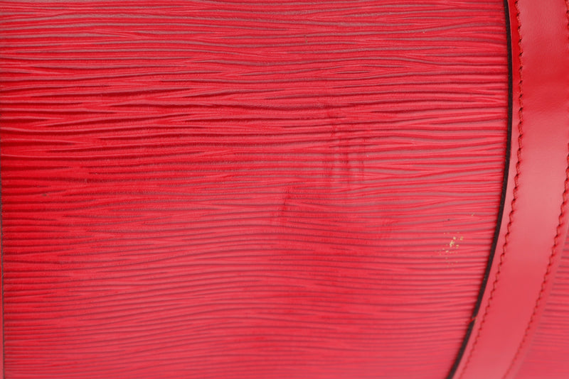 red epi leather soufflot