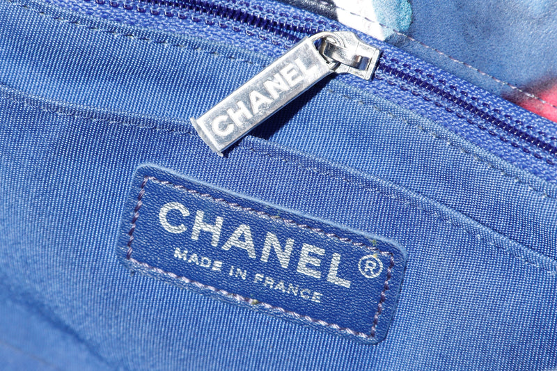 Chanel Mini Flap Airline Collection (2258xxxx) Blue Color, Silver Hardware, no Card & Dust Cover