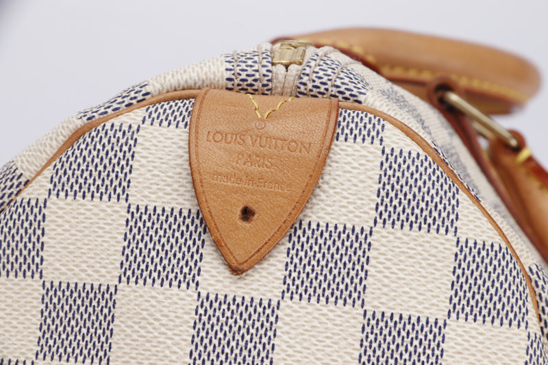 Louis Vuitton Damier Azur Canvas Speedy 30 ○ Labellov ○ Buy and