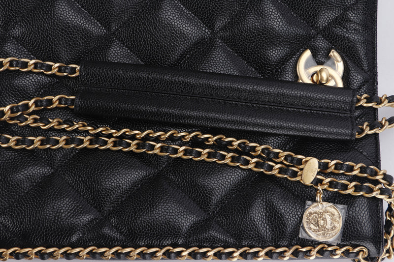 tas sling-bag Chanel Affinity Blue Caviar LGHW #26 Sling Bag