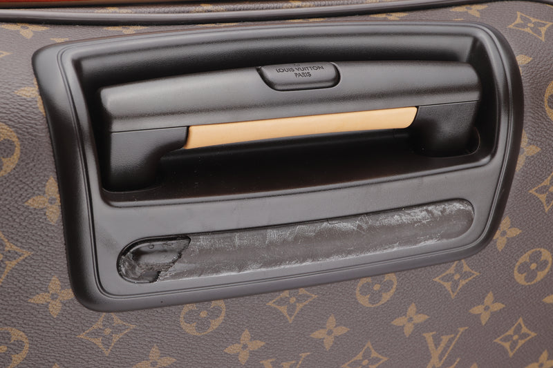 Louis Vuitton Terre Damier Geant Conquerant 55 Pegase Rolling Luggage  CarryOn 2l1117 Leather ref.293519 - Joli Closet