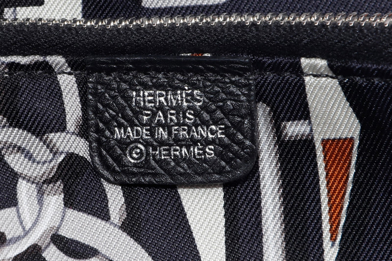 Hermes Rouge Piment Epsom Leather Silk'in Long Wallet