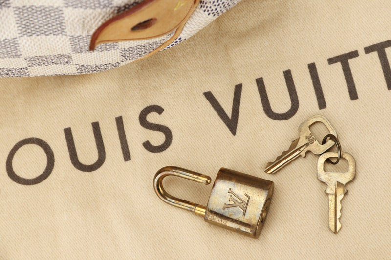 NEW! Genuine Louis Vuitton Damier Azur Canvas N41371 SPEEDY 25 –  VALLEYSPORTING