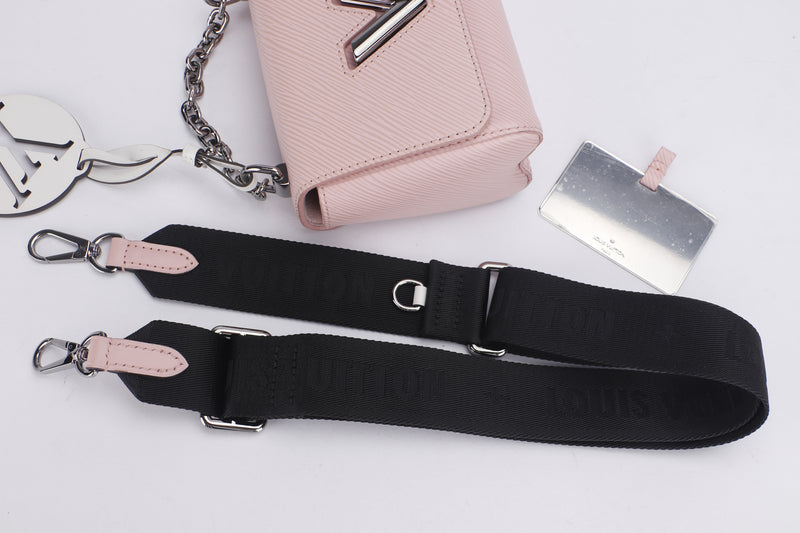 louis vuitton crossbody twist (fl2240) light pink epi leather, with