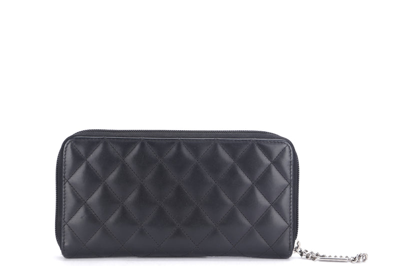 Chanel Black Caviar Quilted Wallet On Chain GHW (WOC)