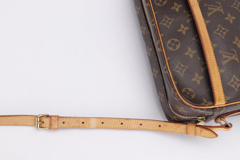 Authentic Louis Vuitton Monogram Trocadero 30 Shoulder Cross Bag M51272 LV  J7613