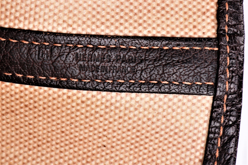 Garden party cloth crossbody bag Hermès Beige in Cloth - 34281756