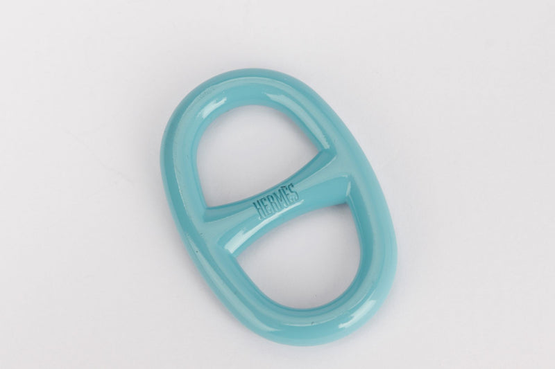 Hermes Blue Color Scarf Ring