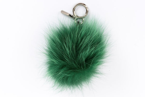 Fendi Bag Bug Charm Mini Pink Eyelash Green Color Fur