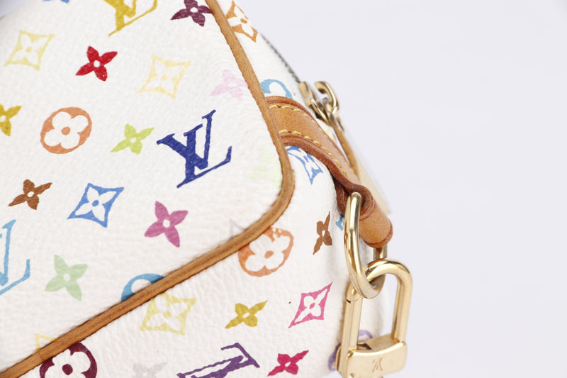 Louis Vuitton Monogram Multicolore Wapity Case - White Clutches, Handbags -  LOU717786