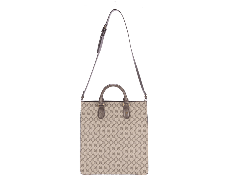 Attic House Bags GUCCI 437549 001998 MONOGRAM BEE ICON 2 WAY USE TOTE BAG AHC-4432-GUC
