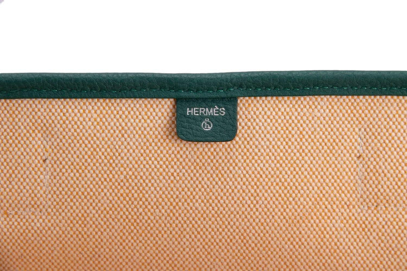 Attic House Bags Hermes Petite H Malachite Mix Canvas Tote HT-0337-HER