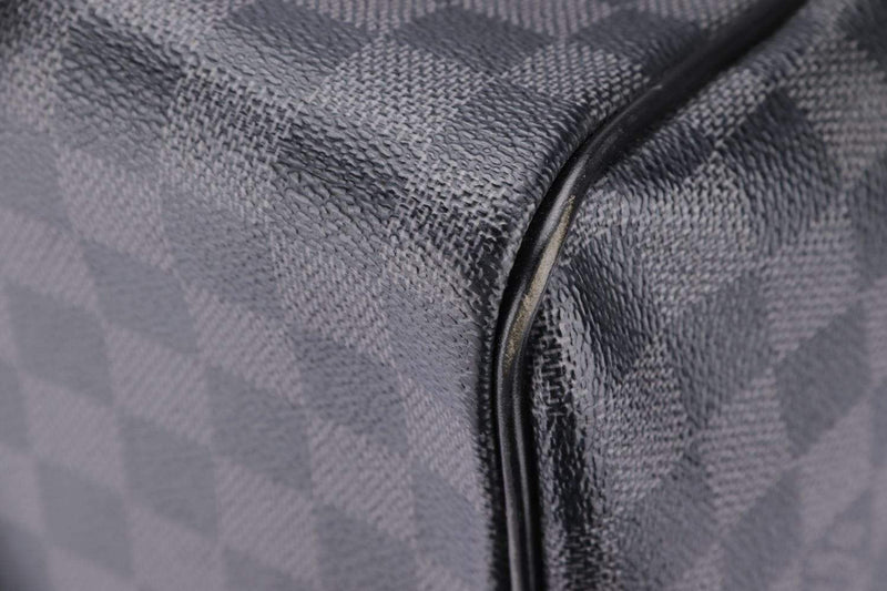 Louis Vuitton Vintage - Damier Graphite Sac Leoh Bag - Black Gray
