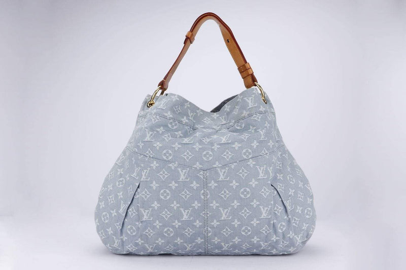 Louis Vuitton Blue Denim Monogram and Vachetta Trim Camera Bag