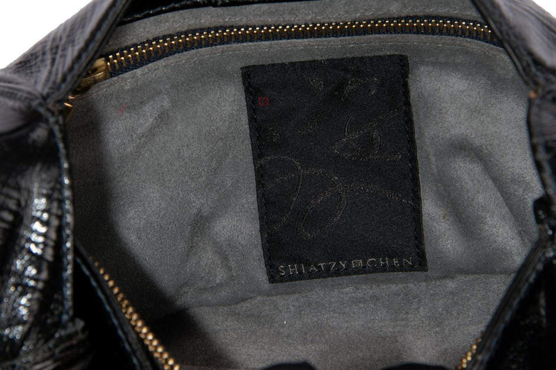 Attic House Bags SHIATZY CHEN HOBO BAG BLACK PATENT A-0295-SHI