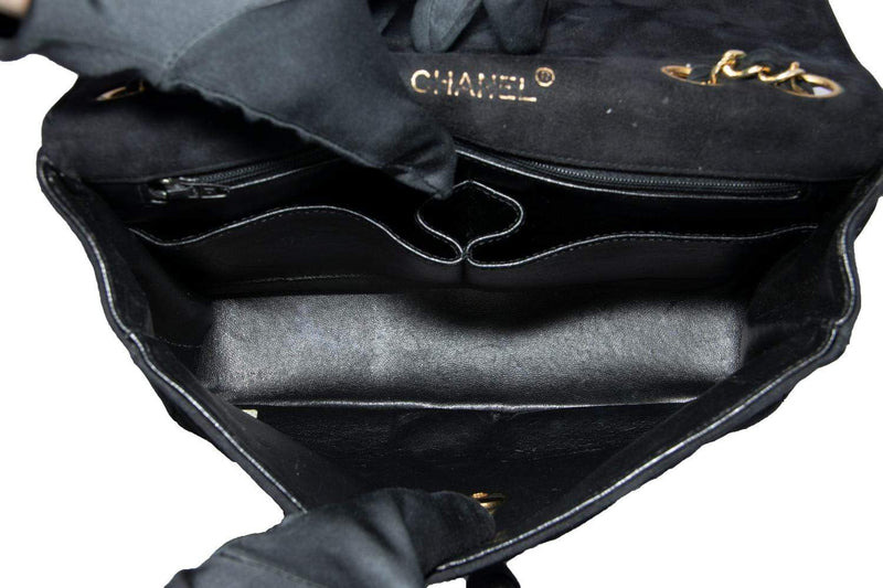 Chanel bag suede best sale