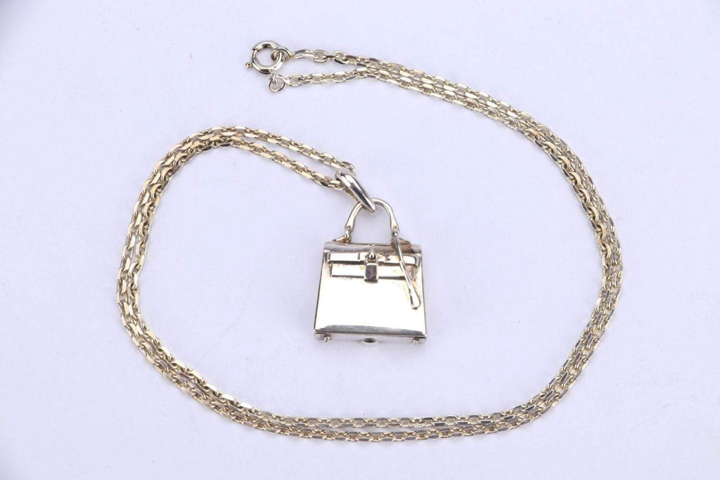 Shop HERMES Kelly Mini birkin amulette bracelet by Punahou