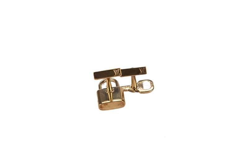 Louis Vuitton Cufflinks AG925 Gold Key and Lock