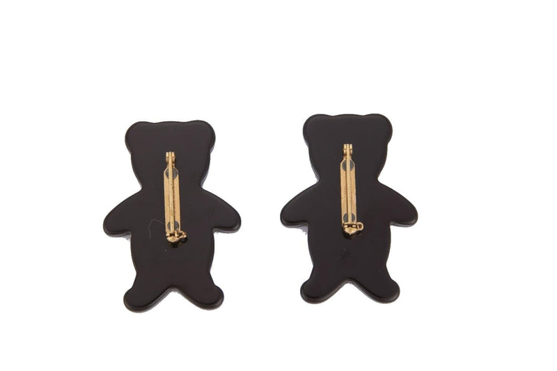 Attic House Other Accessories LV TEDDY BEAR BROOCH IN MONOGRAM AND DAMIER MDG-1039-LV