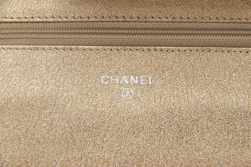 Attic House Wallet Chanel WOC Reissue Buckle Metallic Gold Color Ruthenium AHC-4148-CHA
